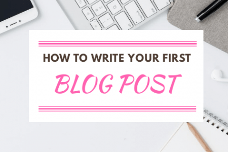 Write Your First Blog Post