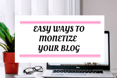 Easy Way To Monetize Your Blog