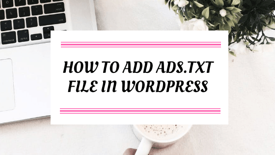 How To Add Ads.txt file in wordpress