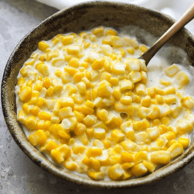 Easy Homemade Creamed Corn