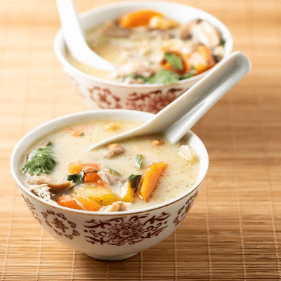 Super creamy Thai Chicken Soup