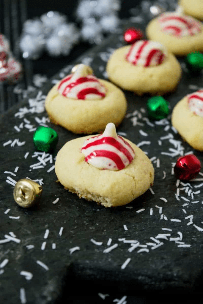 Candy cane kiss cookies recipes