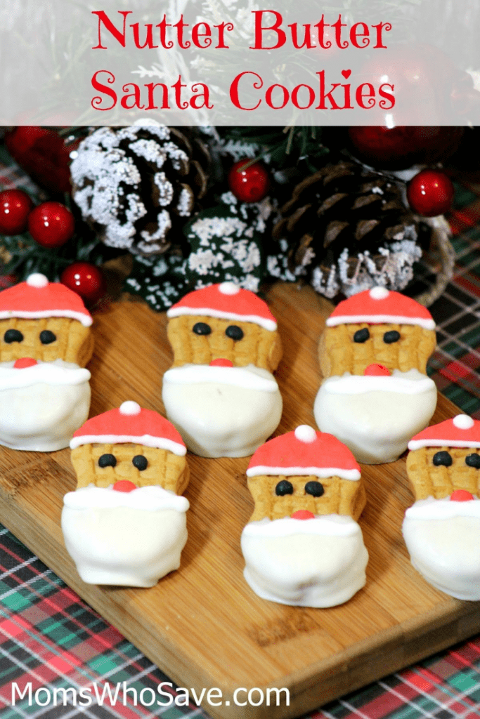 Nutter Butter Santa Cookies