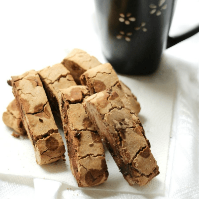 Chocolate Chip Teff Biscotti