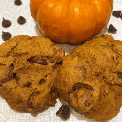 Fluffy Pumpkin Chocolate Chip Cookies