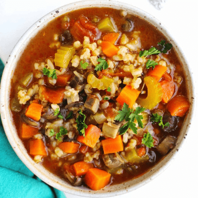 Instant Pot Vegetable Soup With Barley