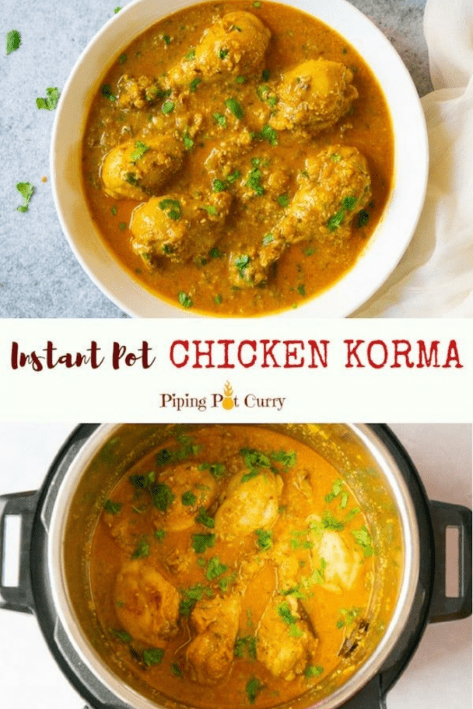 Instant Pot Chicken Korma Recipe