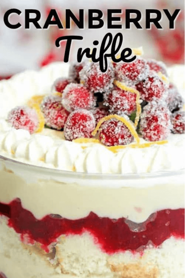 Cranberry trifle 