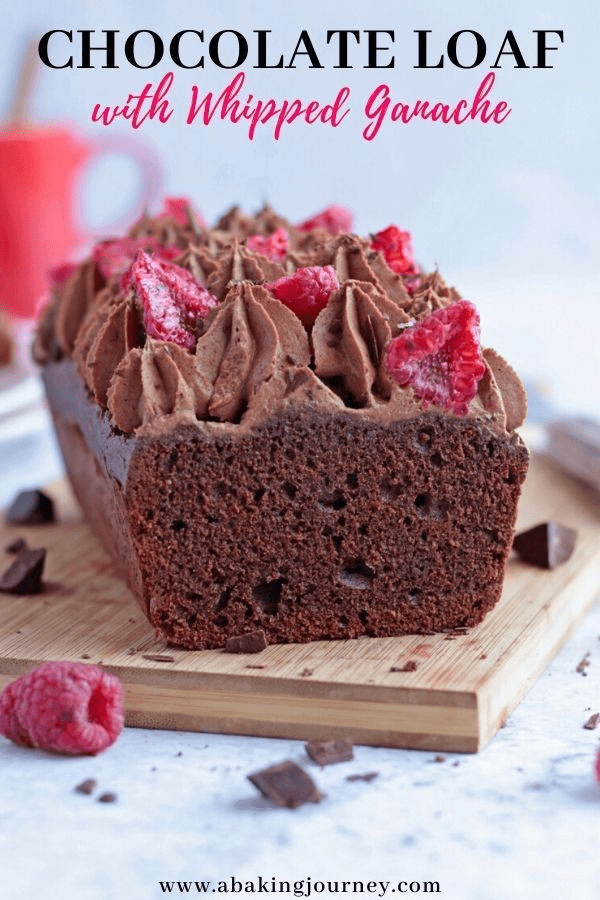 Chocolate Loaf Cake With Whipped Ganache 
