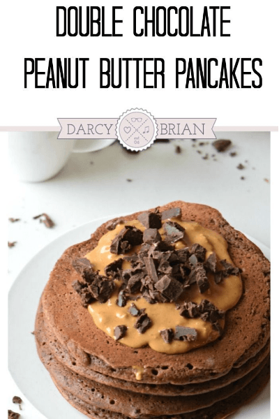 double chocolate peanut butter pancake