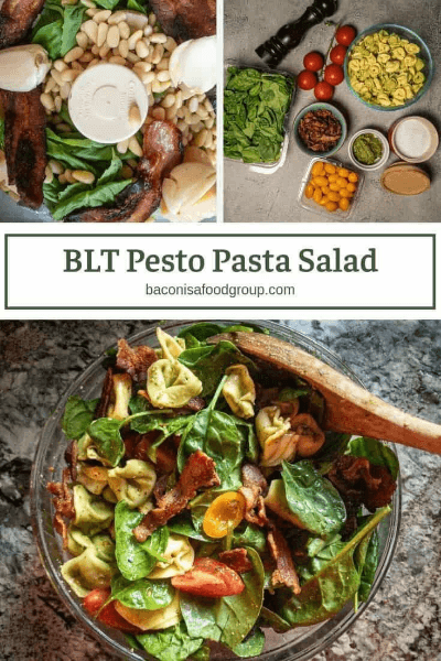 BLT Pesto Pasta Salad