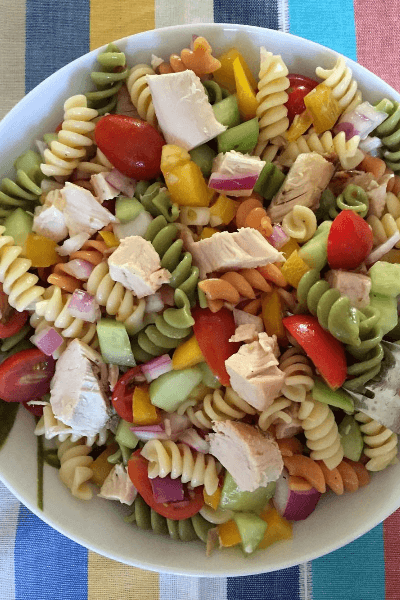 easy chicken pasta salad