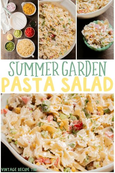 summer garden pasta salad