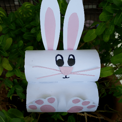 toilet paper roll Easter bunny craft