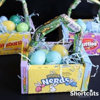 DIY candy box easter basket