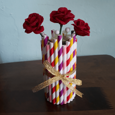 Easy DIY Toilet Paper Roll Vase Tutorial