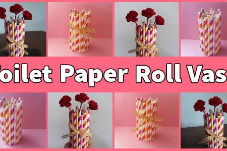 Easy DIY Toilet Paper Roll Vase Tutorial