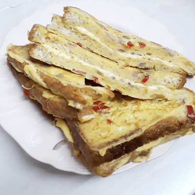 How to make Omelette French Toast With Cheese 